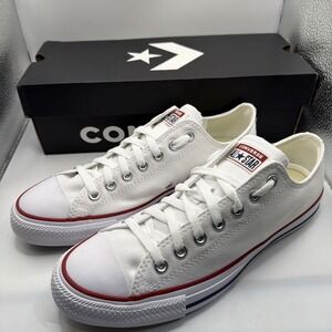 Converse Unisex All Star Optical White Sneaker  Size 9 Men's 11 Women's. New